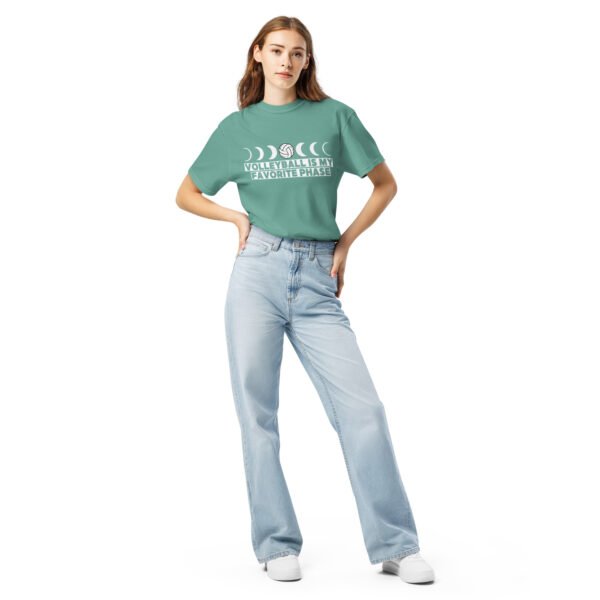 Volleyball Is My Favorite Phase - Moon Phase Garment-Dyed Heavyweight T-shirt - Image 41