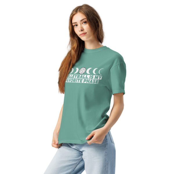 Volleyball Is My Favorite Phase - Moon Phase Garment-Dyed Heavyweight T-shirt - Image 43