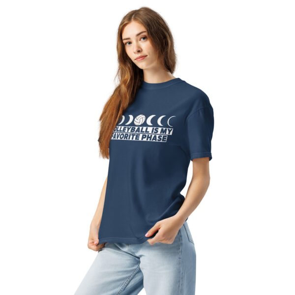 Volleyball Is My Favorite Phase - Moon Phase Garment-Dyed Heavyweight T-shirt - Image 7