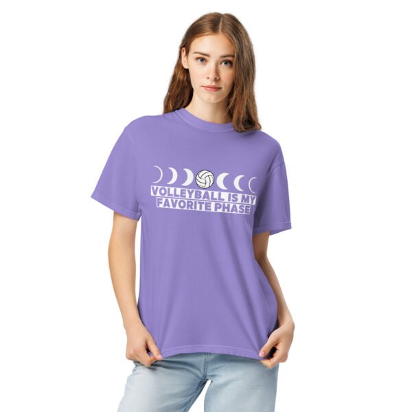 Volleyball Is My Favorite Phase - Moon Phase Garment-Dyed Heavyweight T-shirt - Image 34