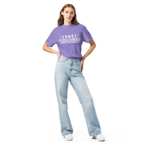 Volleyball Is My Favorite Phase - Moon Phase Garment-Dyed Heavyweight T-shirt - Image 33