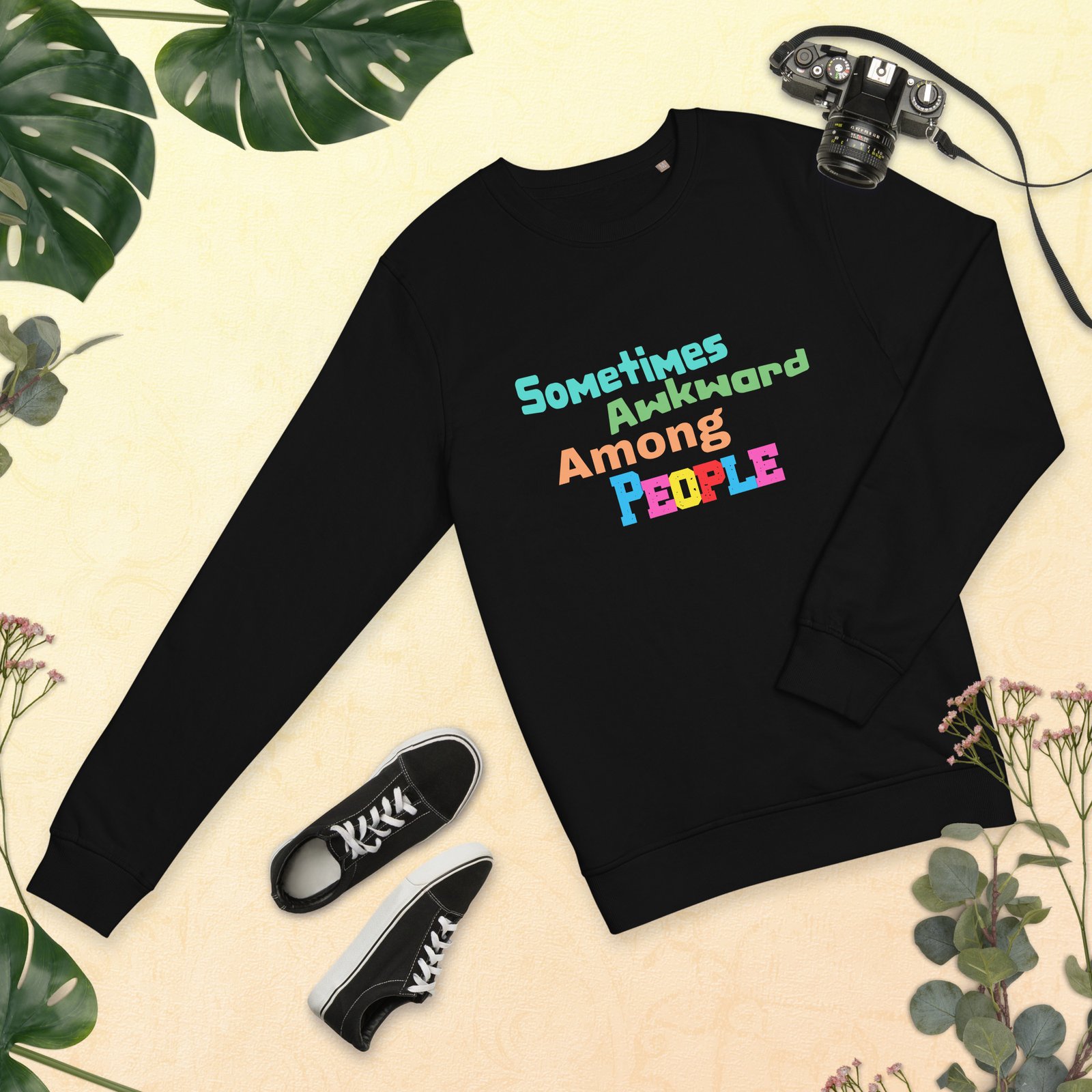 Sometimes Awkward Unisex Organic Sweatshirt