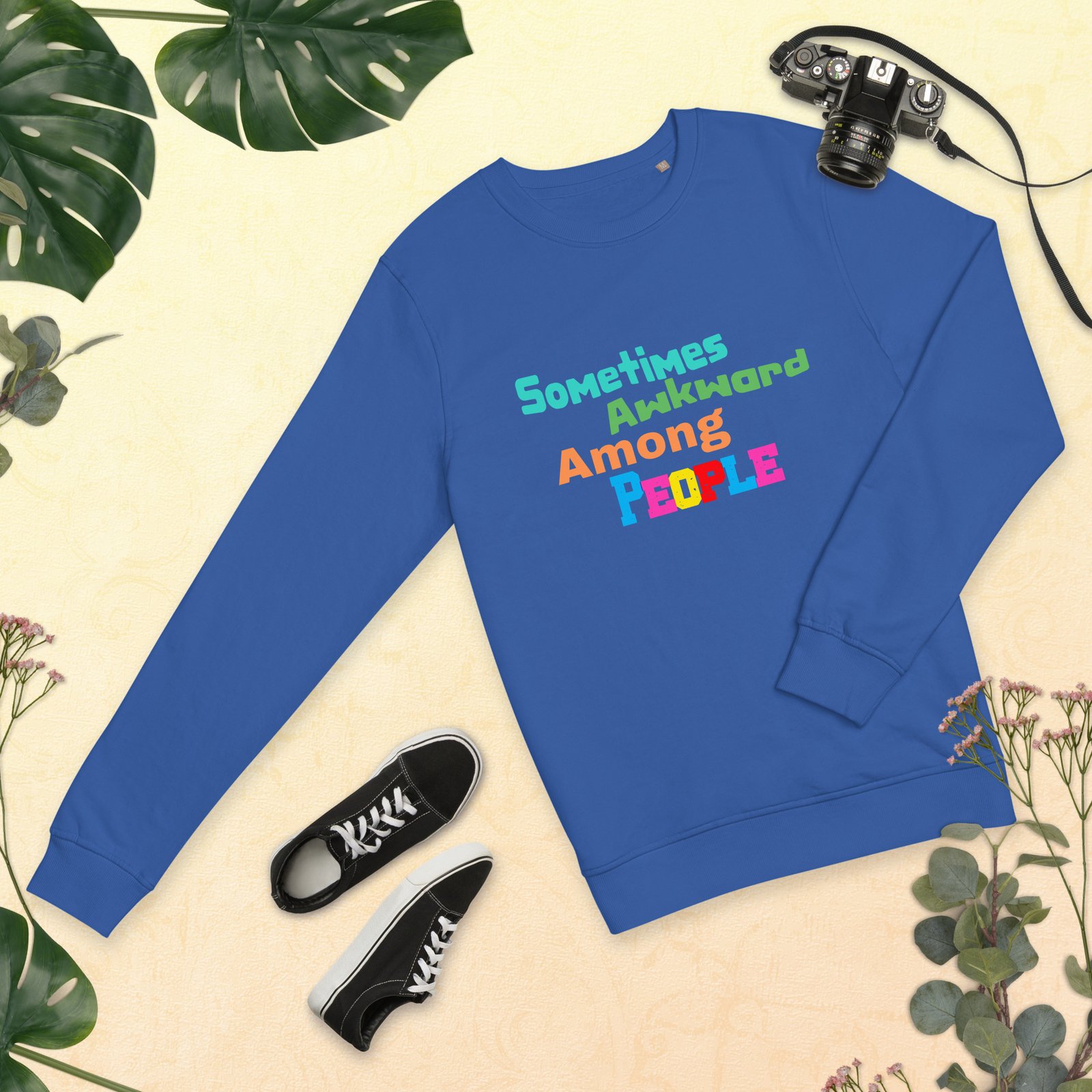 Sometimes Awkward Unisex Organic Sweatshirt - Image 7