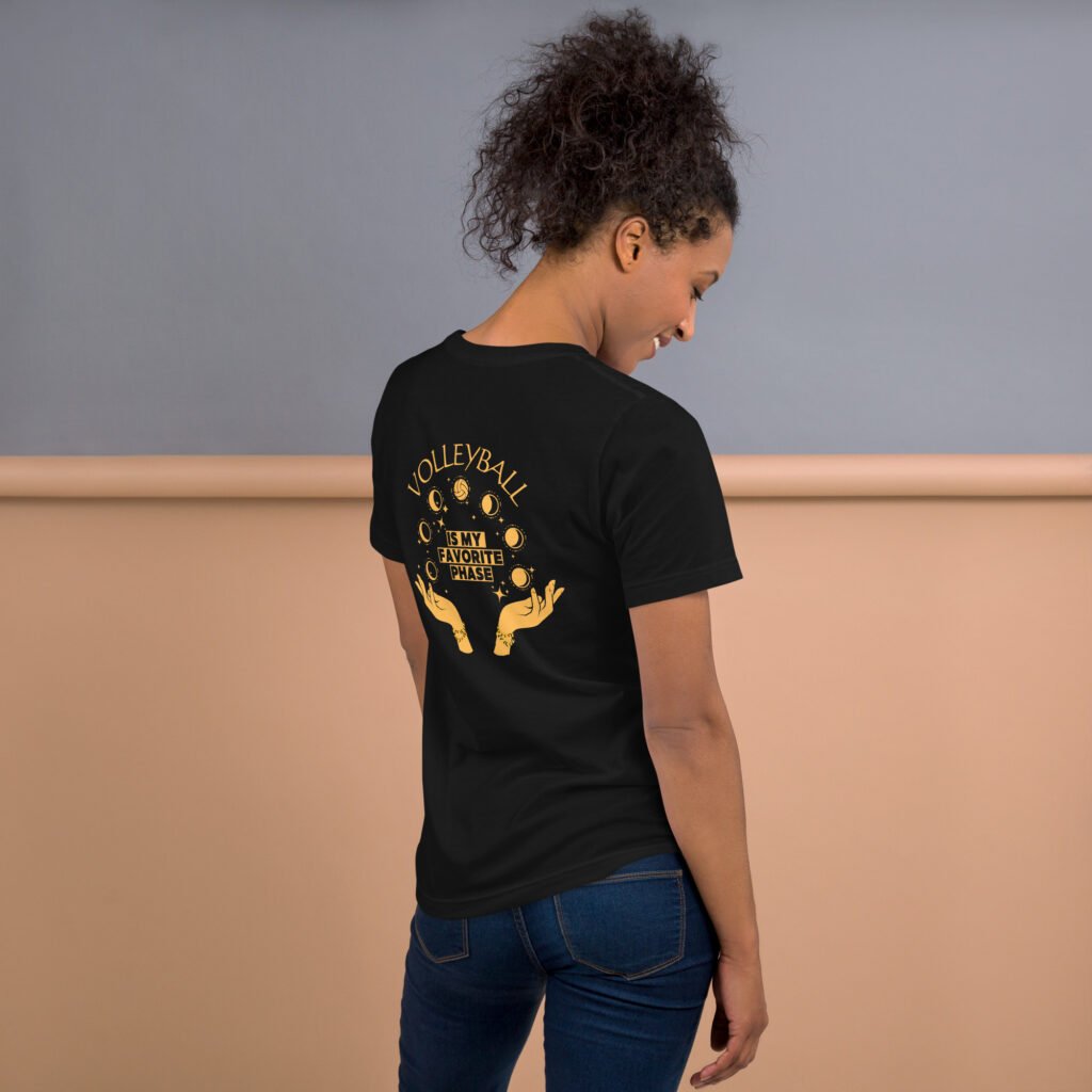 Volleyball Moon Phase Unisex T-shirt