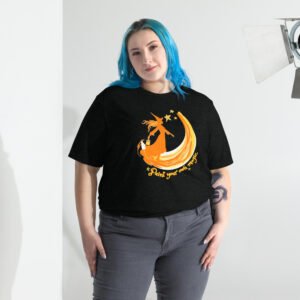Witch and Moon Short Sleeve Tri-Blend T-shirt