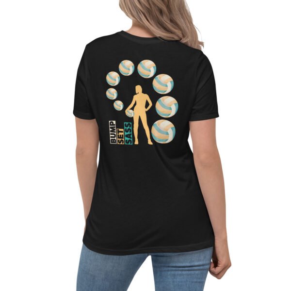 Bump. Set. Sass Women's Volleyball Relaxed T-Shirt - Image 6