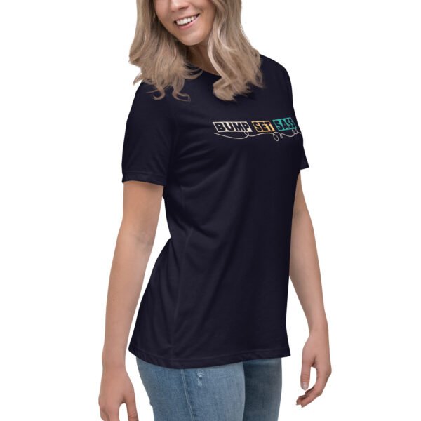 Bump. Set. Sass Women's Volleyball Relaxed T-Shirt - Image 3