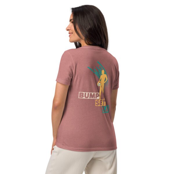 Women’s Relaxed V-neck Bump. Set. Sass Tee - Image 7