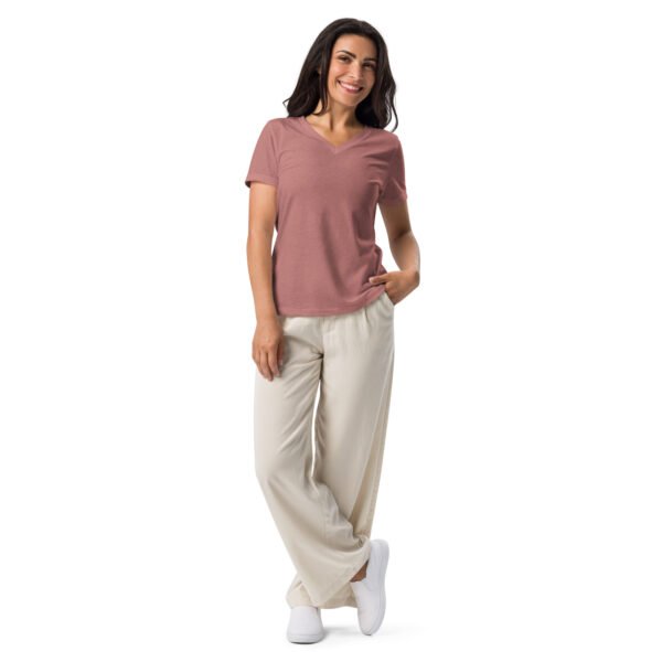 Women’s Relaxed V-neck Bump. Set. Sass Tee - Image 8