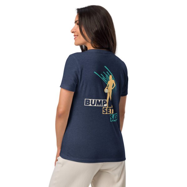 Women’s Relaxed V-neck Bump. Set. Sass Tee - Image 3