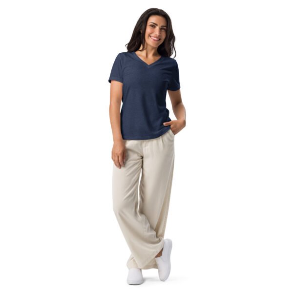 Women’s Relaxed V-neck Bump. Set. Sass Tee - Image 4