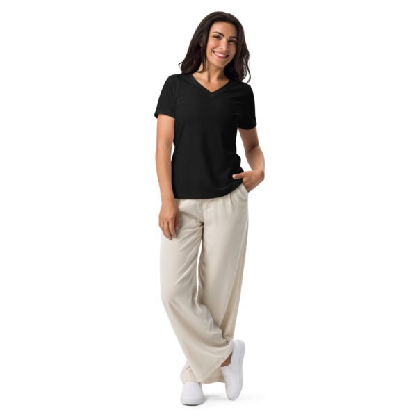 Women’s Relaxed V-neck Bump. Set. Sass Tee - Image 2