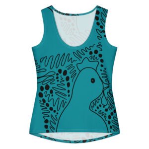 Chicken Doodle Women's Cotton Tank Top
