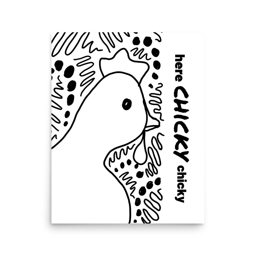 Here Chicky Chicky Poster - Image 3