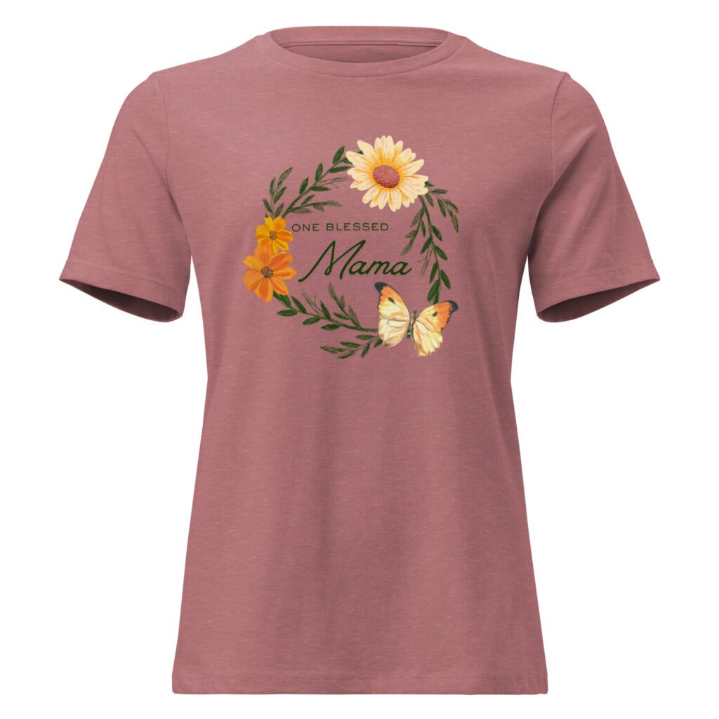 One Blessed Mama Women's Relaxed T-Shirt