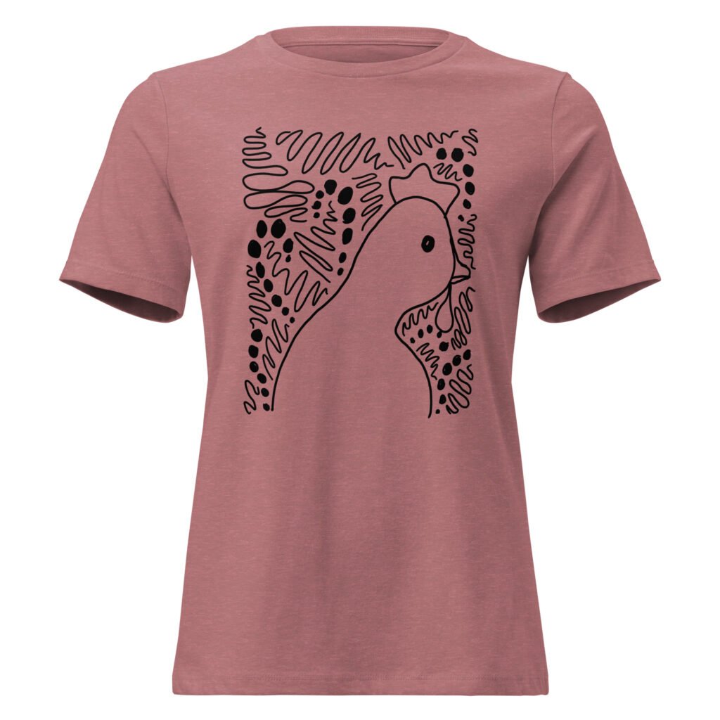 Chicken Doodle Women's Relaxed T-Shirt